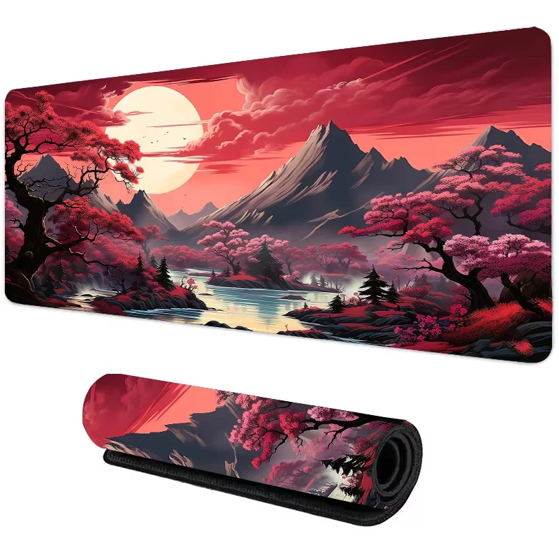 Gaming Keyboard High Ground - Силиконовый игровой коврик для мыши Sunset