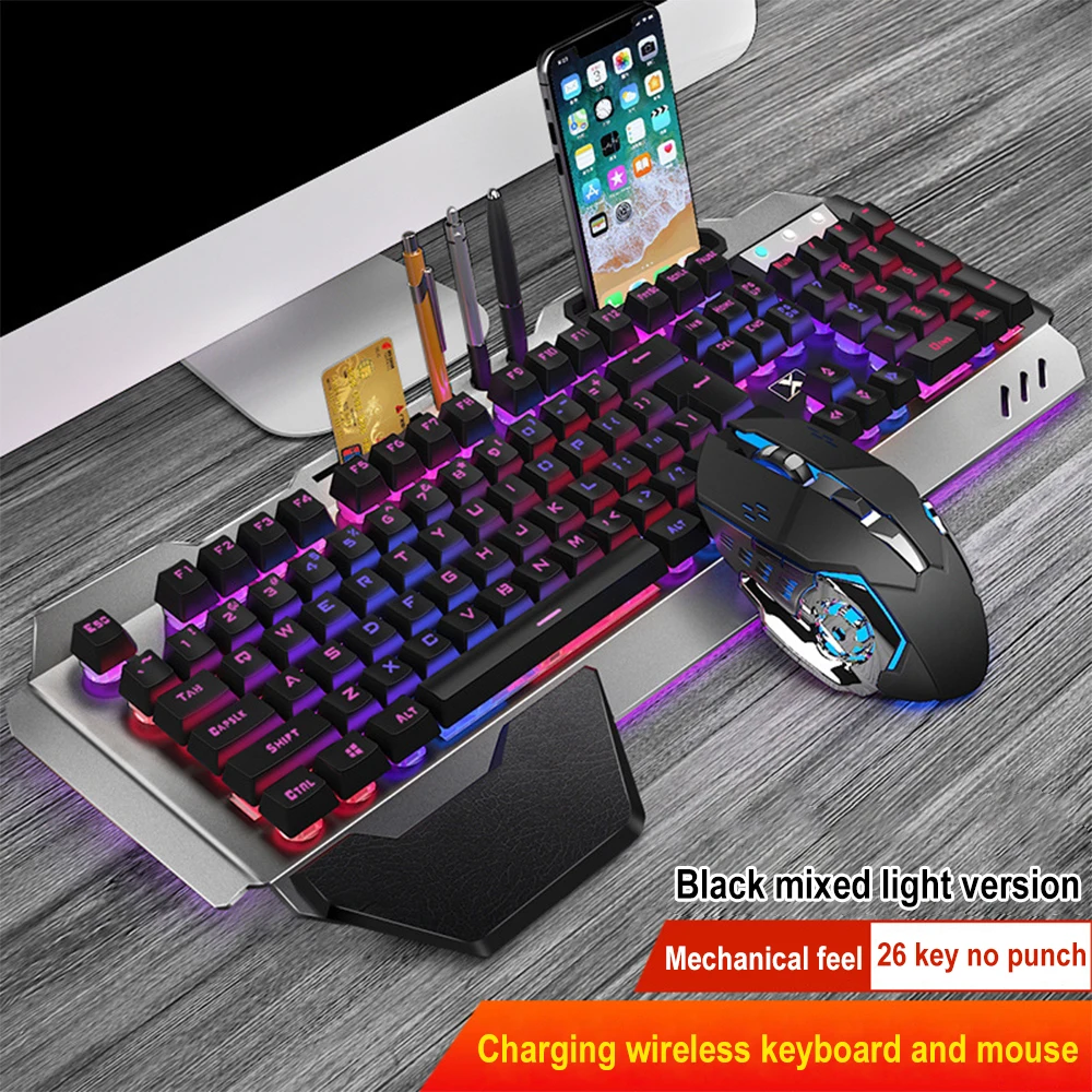 Gaming Keyboard Mechanical Wireless - K680 перезаряжаемый 2,4G беспроводной игровой компьютер
