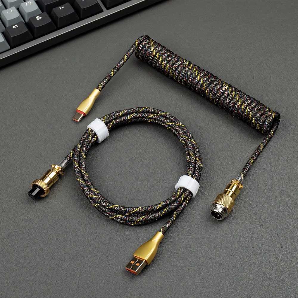 Gaming Keyboard Magnetic Switches - Позолоченный кабель Aviator USB-C на TYPE-A,