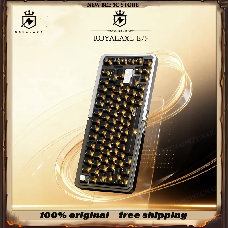 Gaming Keyboard Hall Effect Switches - Royalaxe E75 HE алюминиевый корпус игровая