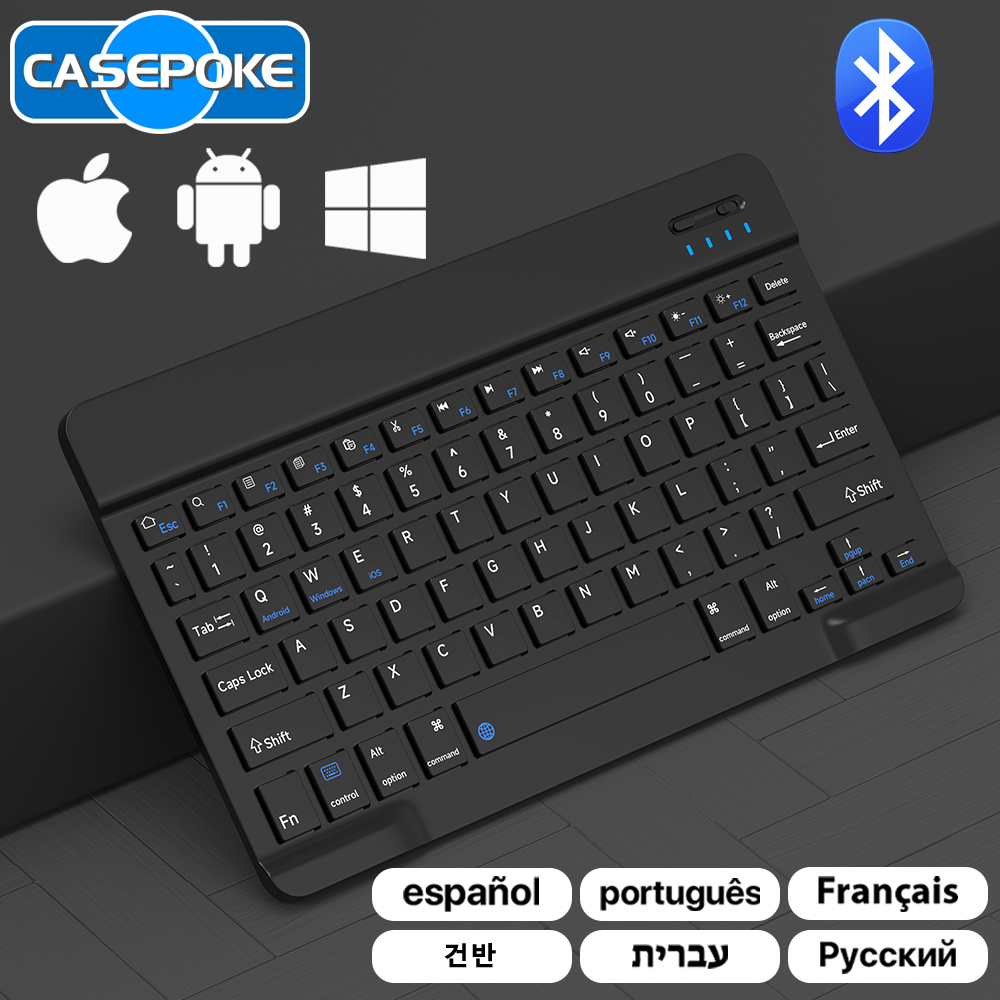 Gaming Keyboard Mechanical Wireless - CASEPOKE для iPad Xiaomi Samsung Huawei