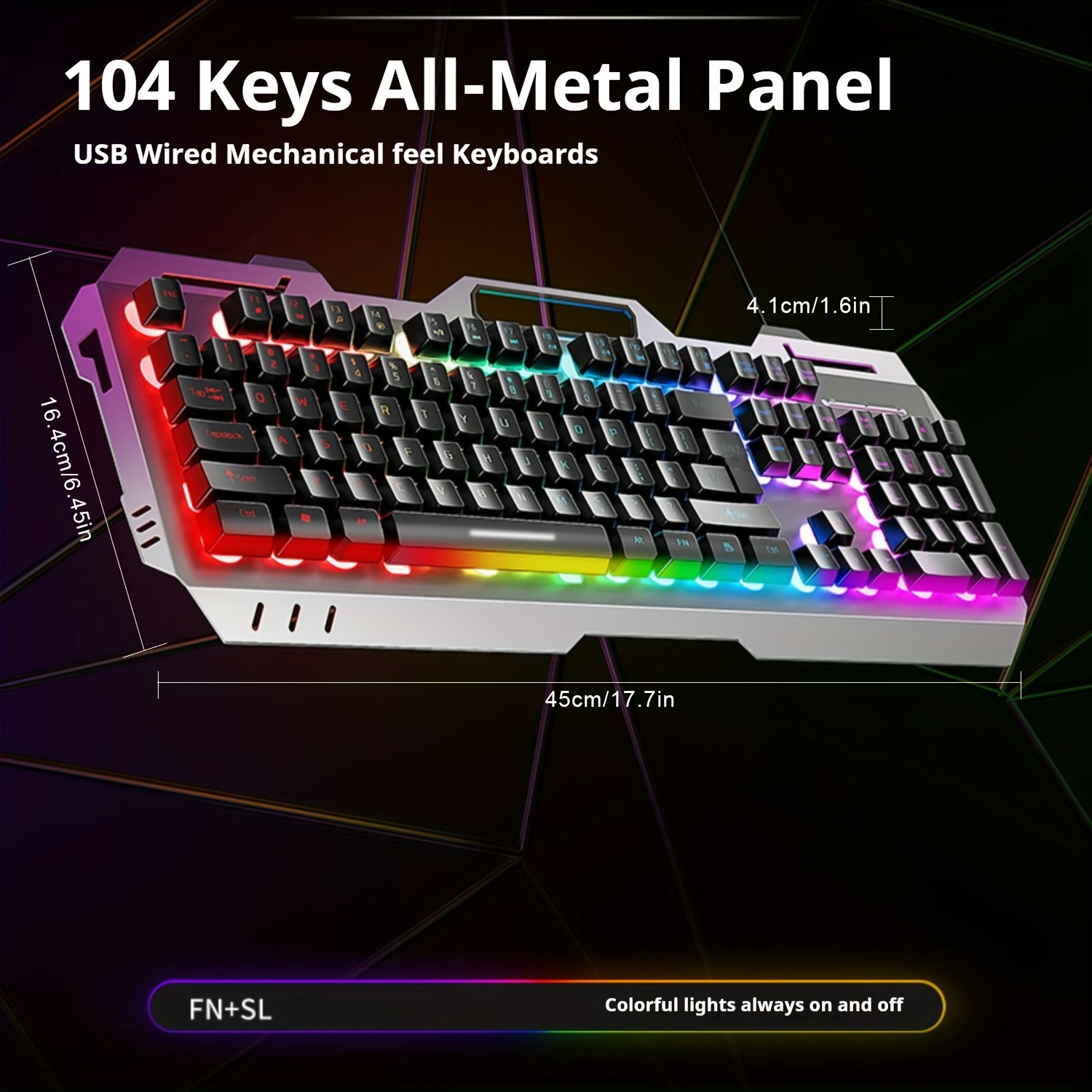 Игровая мембранная клавиатура  – обзор и цена Gaming Keyboard Blue