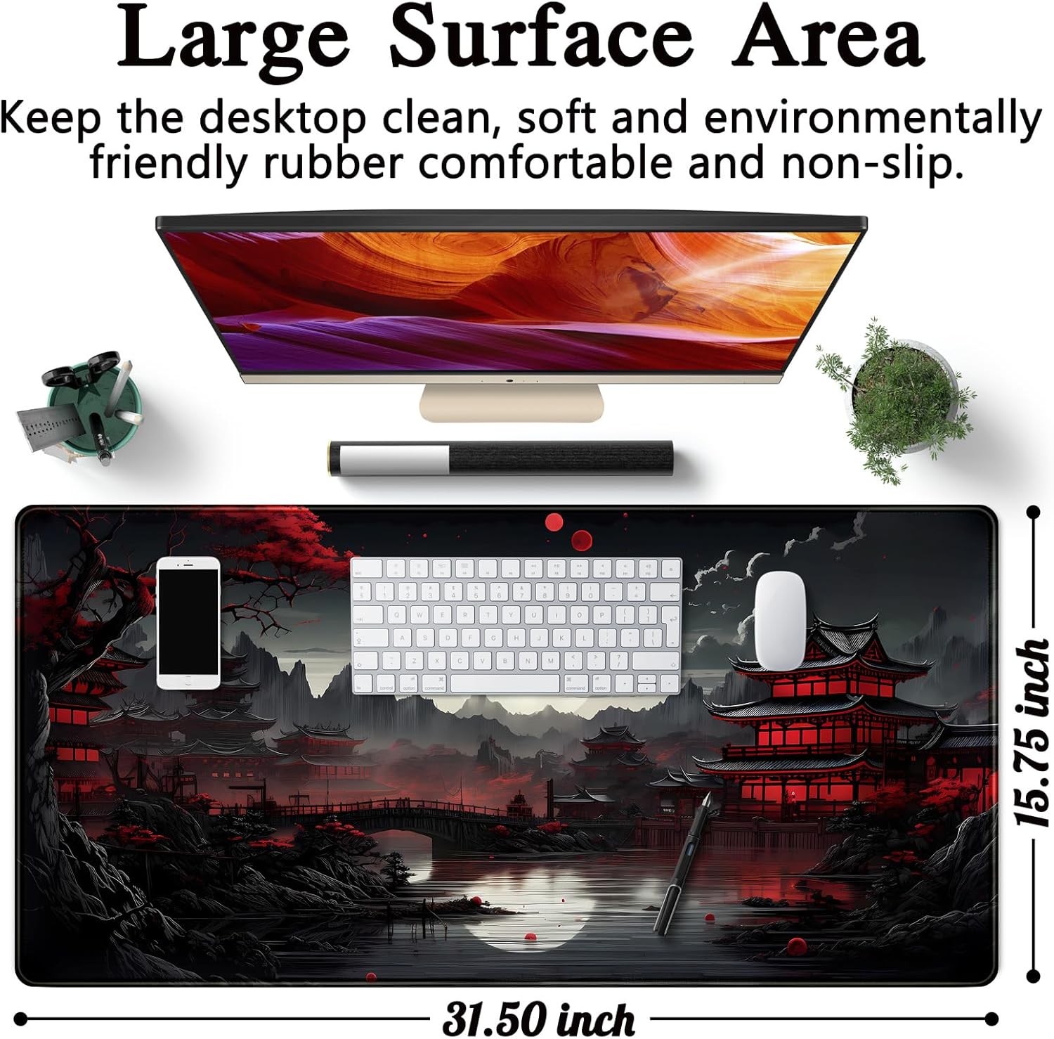 Японский настольный коврик Riv – обзор и цена Gaming Keyboard Mouse