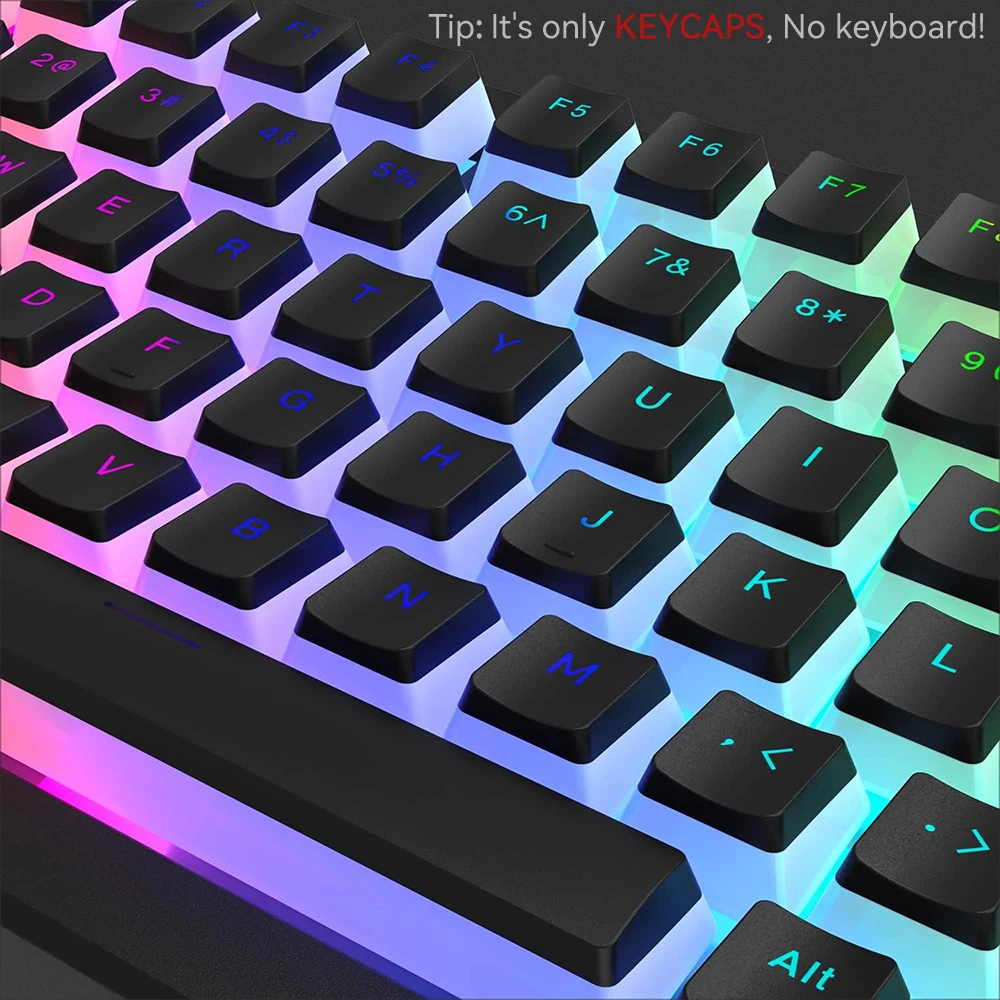 Новые колпачки для клавиш PBT  – обзор и цена Gaming Keyboard Blue Switches