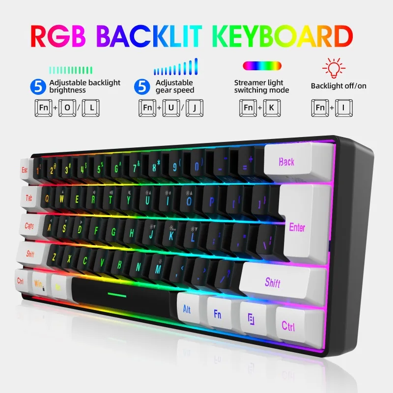 Комплект для геймеров: 60% кла – обзор и цена Gaming Keyboard Mouse And Headset Combo