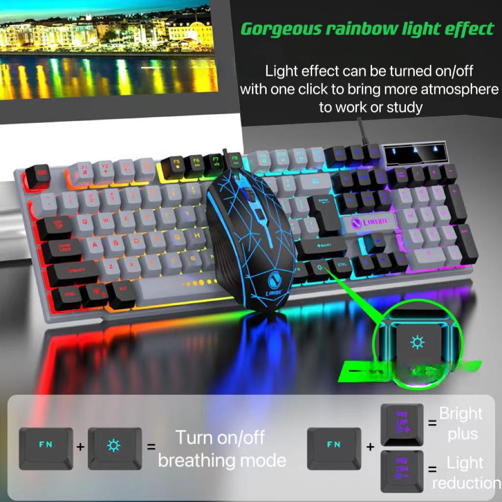 Набор проводной клавиатуры и м – обзор и цена Gaming Keyboard Mouse And Headset Combo