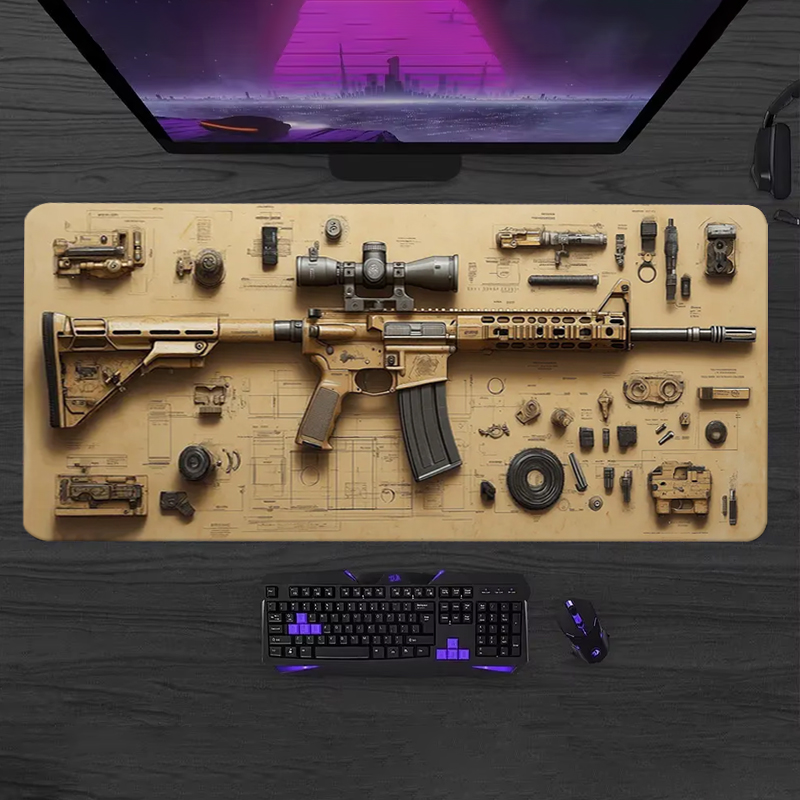 Мягкий игровой коврик для мыши – обзор и цена Gaming Keyboard High Ground