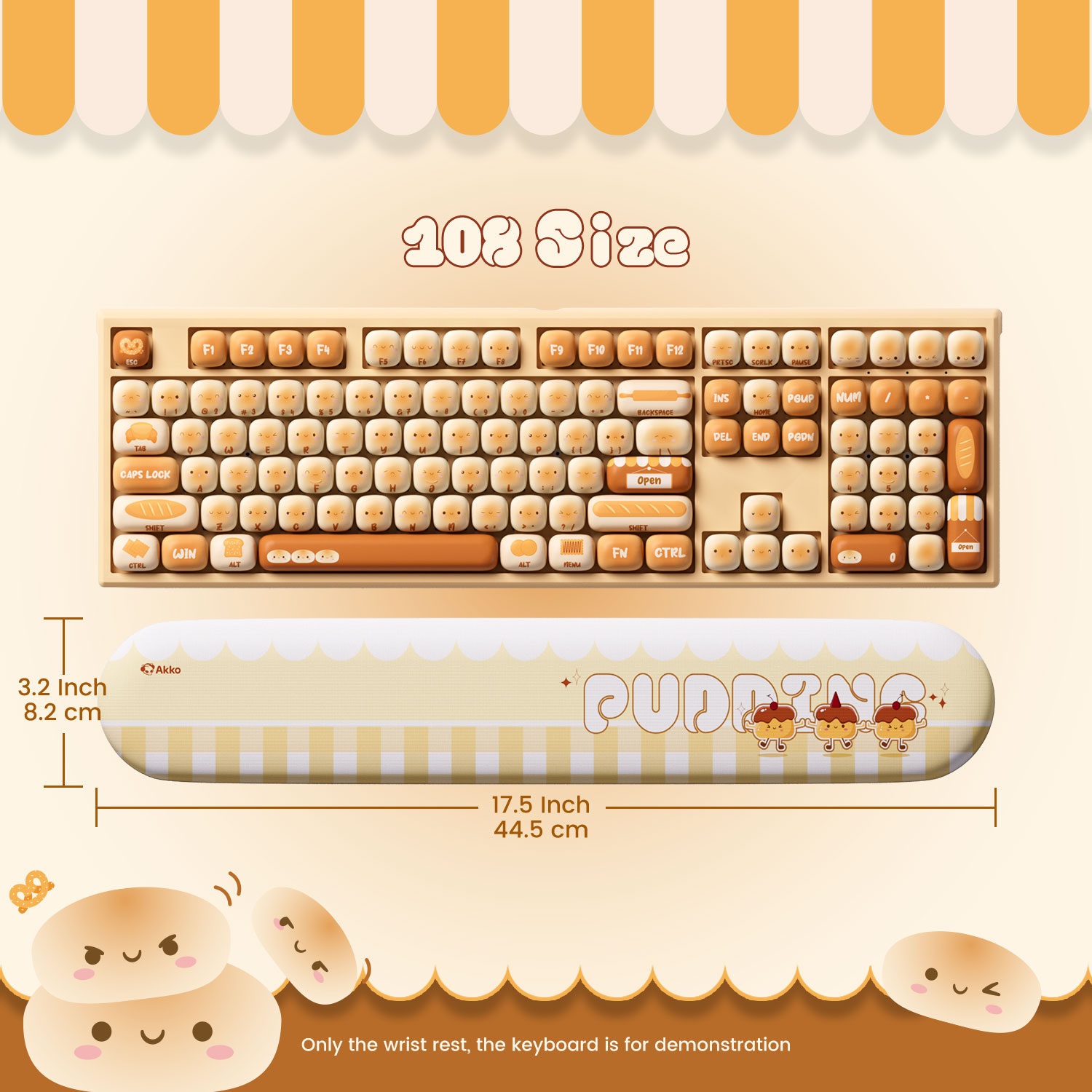 Akko Pudding Buns Клавиатура П – обзор и цена Gaming Keyboard Hand