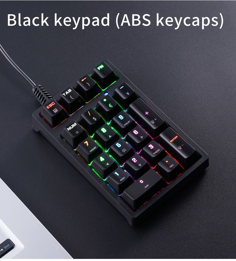 Мини-клавиатура T21 с RGB-подс – обзор и цена Keyboard Gaming Blue Switch