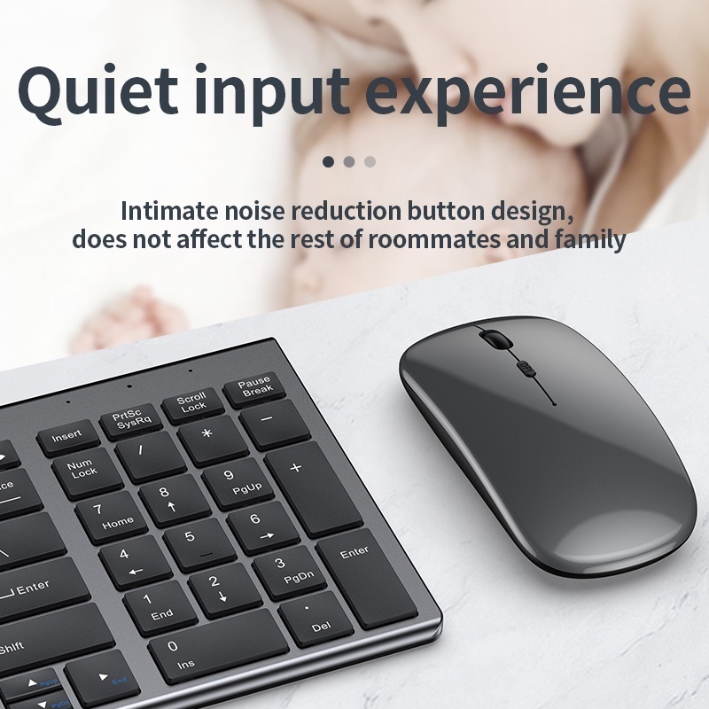 Jomaa Slim перезаряжаемая Blue – обзор и цена Gaming Keyboard Mouse And Headset Combo