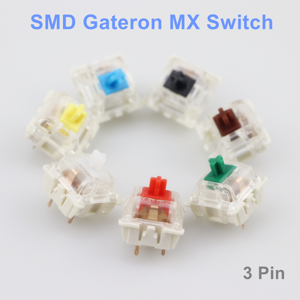 Переключатели Gateron SMD, чер – обзор и цена Gaming Keyboard Blue Switches
