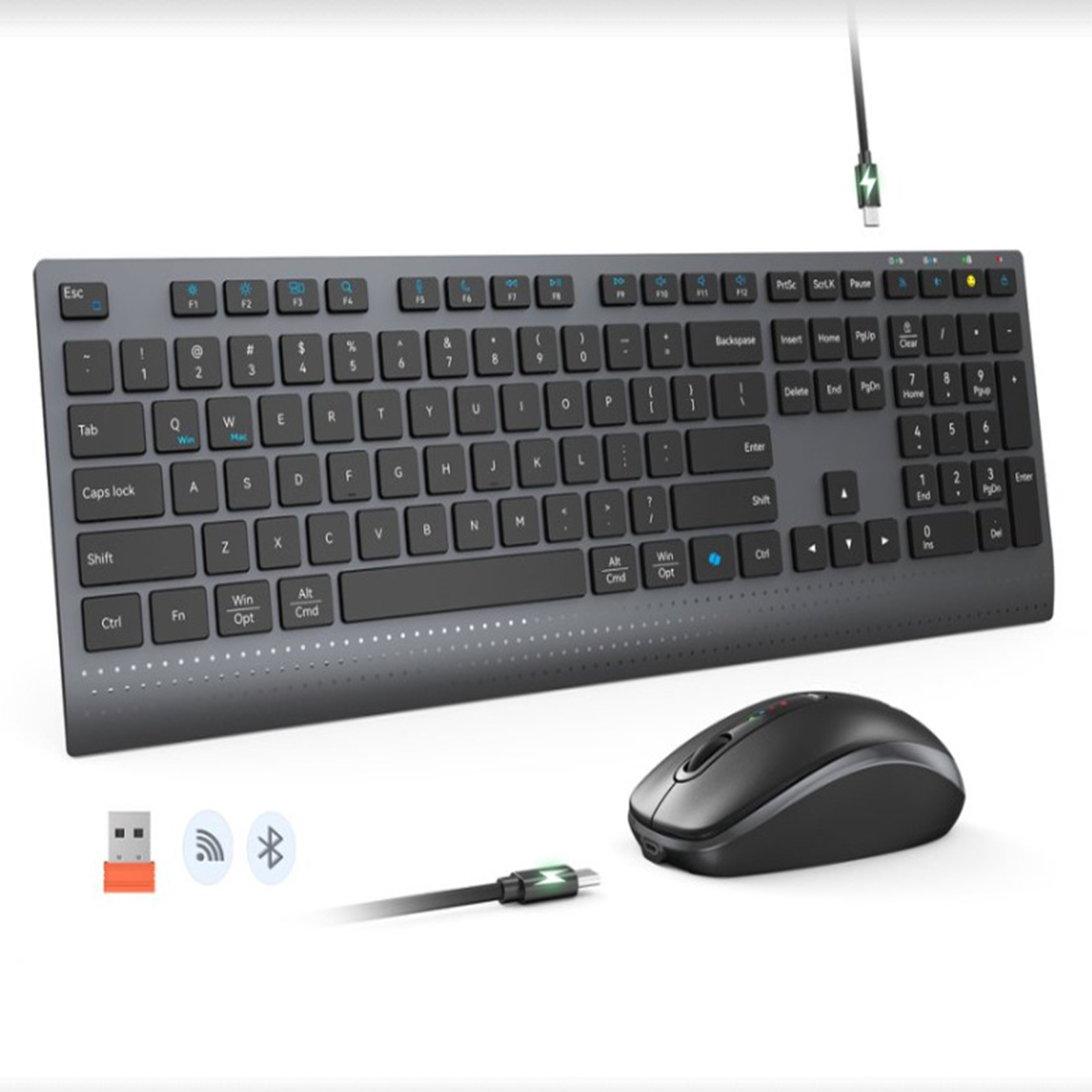 Беспроводной двухрежимный комп – обзор и цена Gaming Keyboard Mouse And Headset Combo