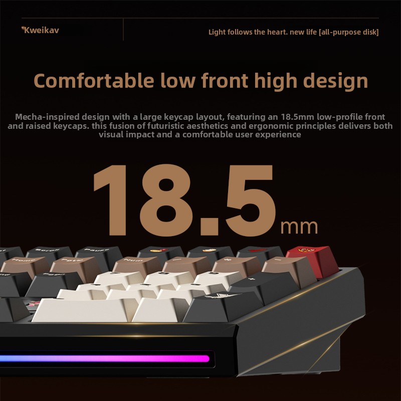 Механическая клавиатура WEIKAV – обзор и цена Gaming Keyboard Mechanical Wireless