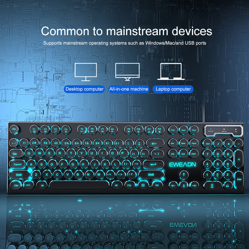 Игровая клавиатура для пишущей – обзор и цена Gaming Keyboard Blue Switches