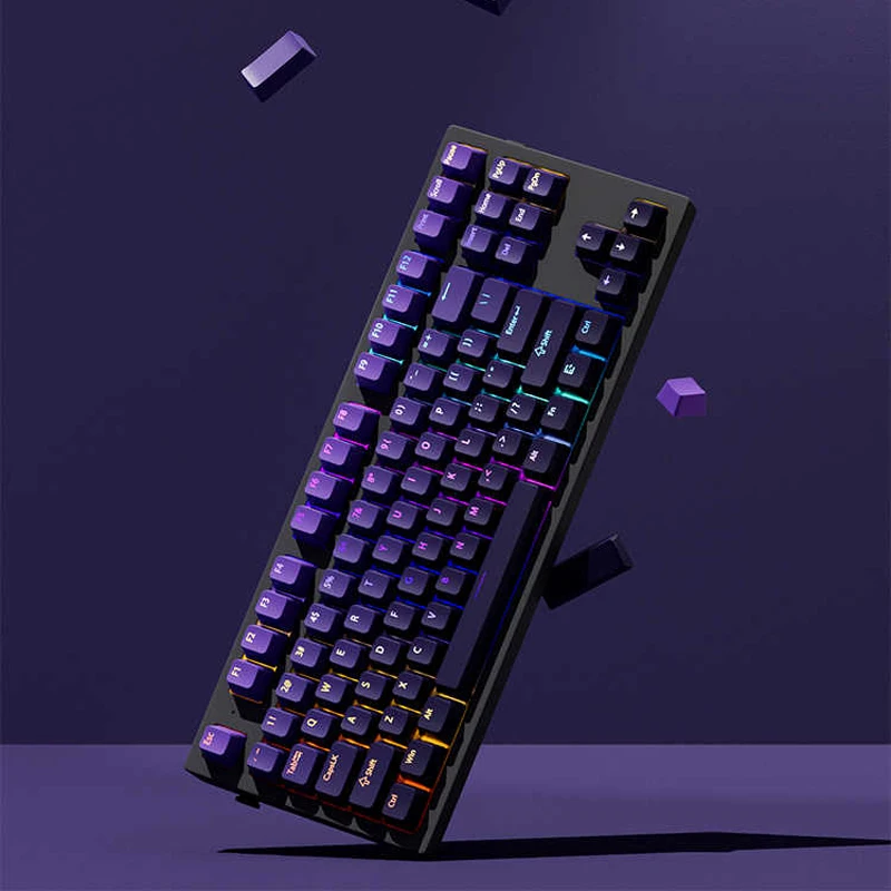 Кастомные градиентные фиолетов – обзор и цена Gaming Keyboard Top