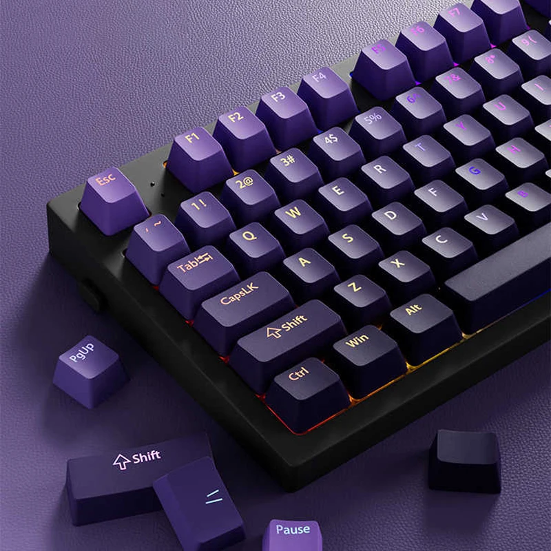 Кастомные градиентные фиолетов – обзор и цена Gaming Keyboard Top
