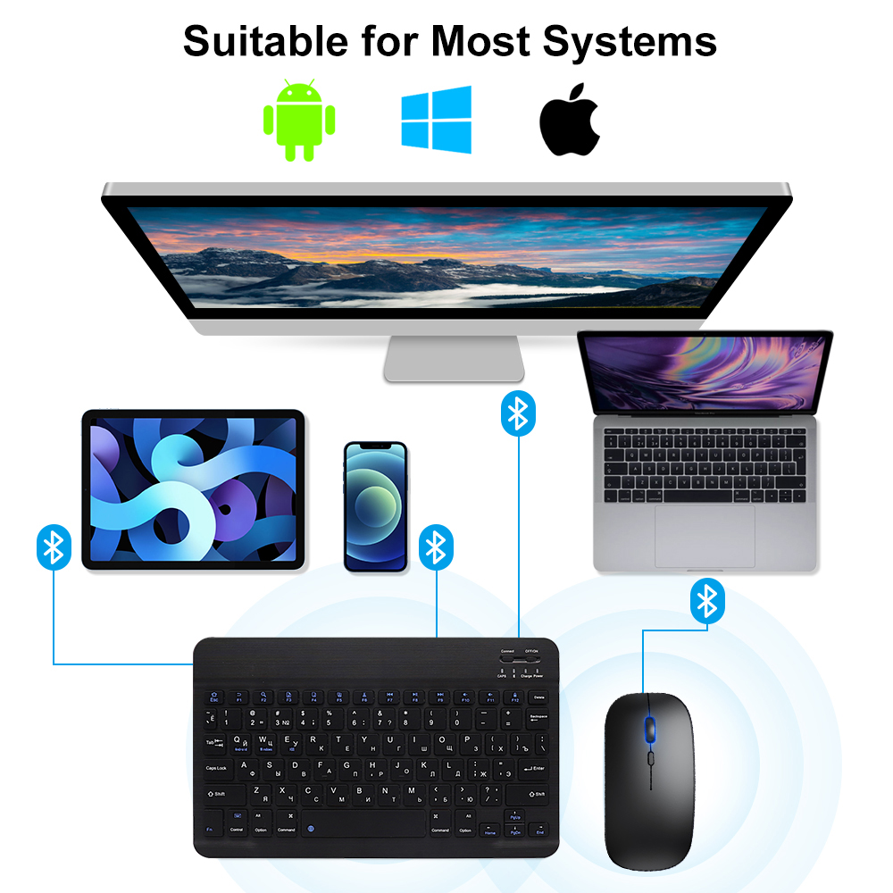 Bluetooth-клавиатура и мышь дл – обзор и цена Gaming Keyboard Mechanical Wireless