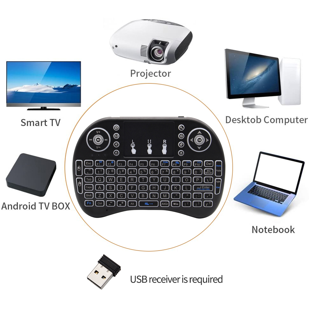 Пульт ДУ с подсветкой, 2,4 ГГц – обзор и цена Gaming Keyboard Mechanical Wireless
