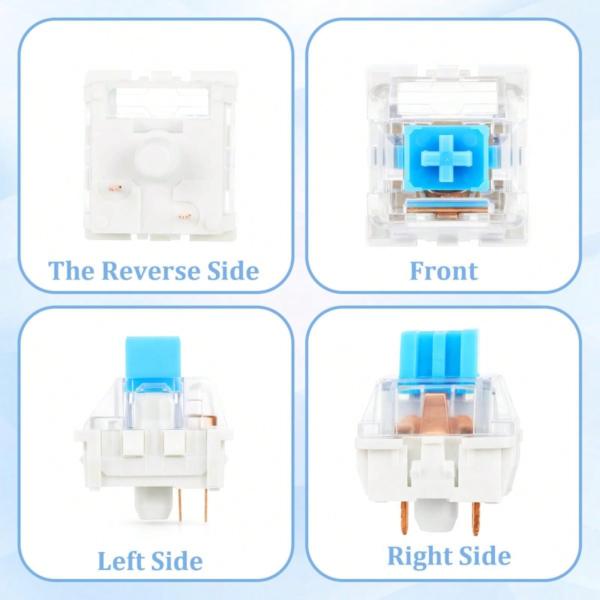 100 практичных синих переключа – обзор и цена Gaming Keyboard Blue Switches