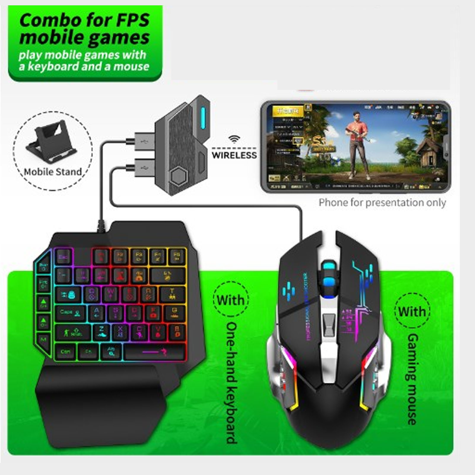 Комплект конвертера для клавиа – обзор и цена Gaming Keyboard Hand