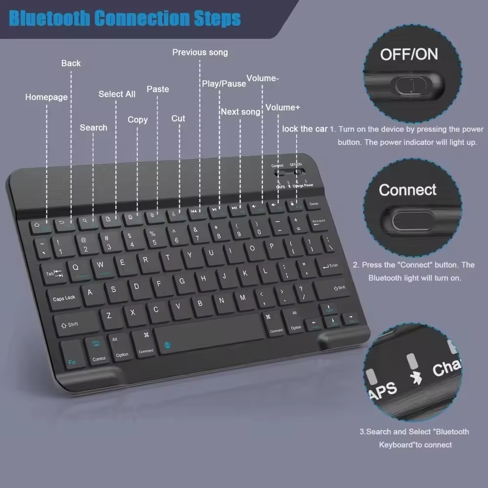 Беспроводная Bluetooth-клавиат – обзор и цена Gaming Keyboard Mechanical Wireless
