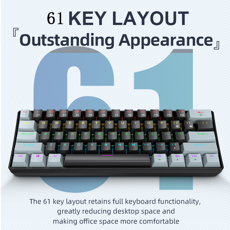 Проводная механическая игровая – обзор и цена Keyboard Gaming Blue Switch
