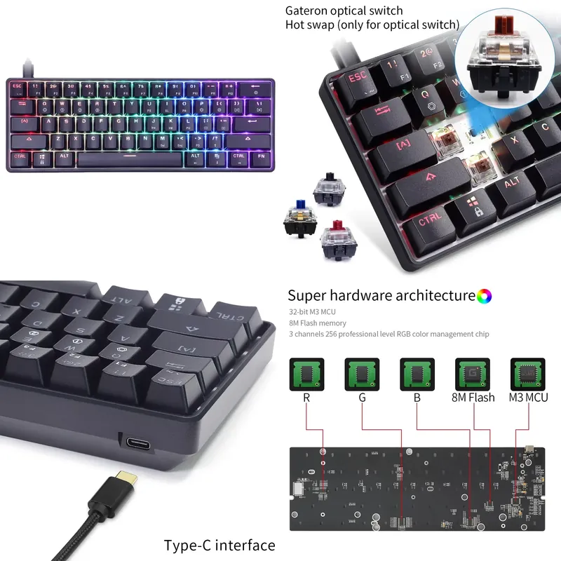 Механическая игровая клавиатур – обзор и цена Gaming Keyboard Mechanical