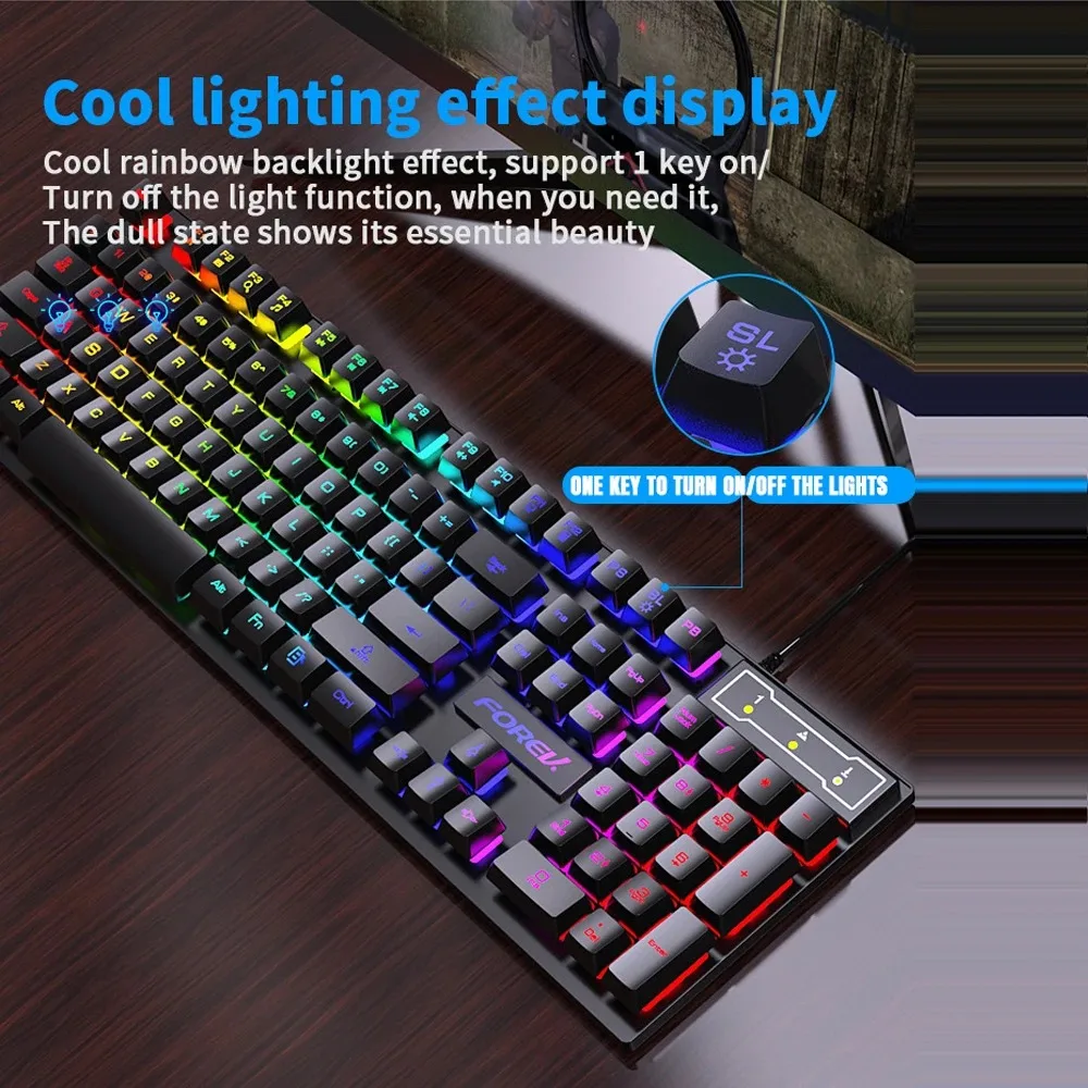 Механическая клавиатура с подс – обзор и цена Gaming Keyboard Mouse And Headset Combo