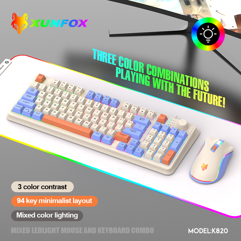 K820 USB проводная игровая кла – обзор и цена Gaming Keyboard Mouse And Headset Combo