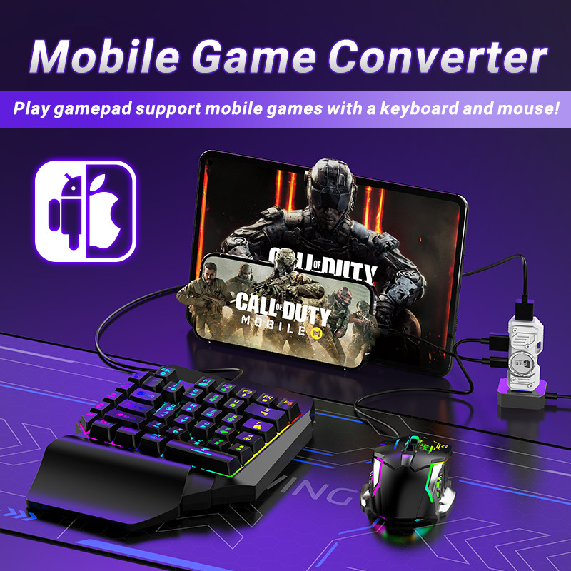 Комплект для мобильных игр Mob – обзор и цена Gaming Keyboard And Mouse Converter For Mobile