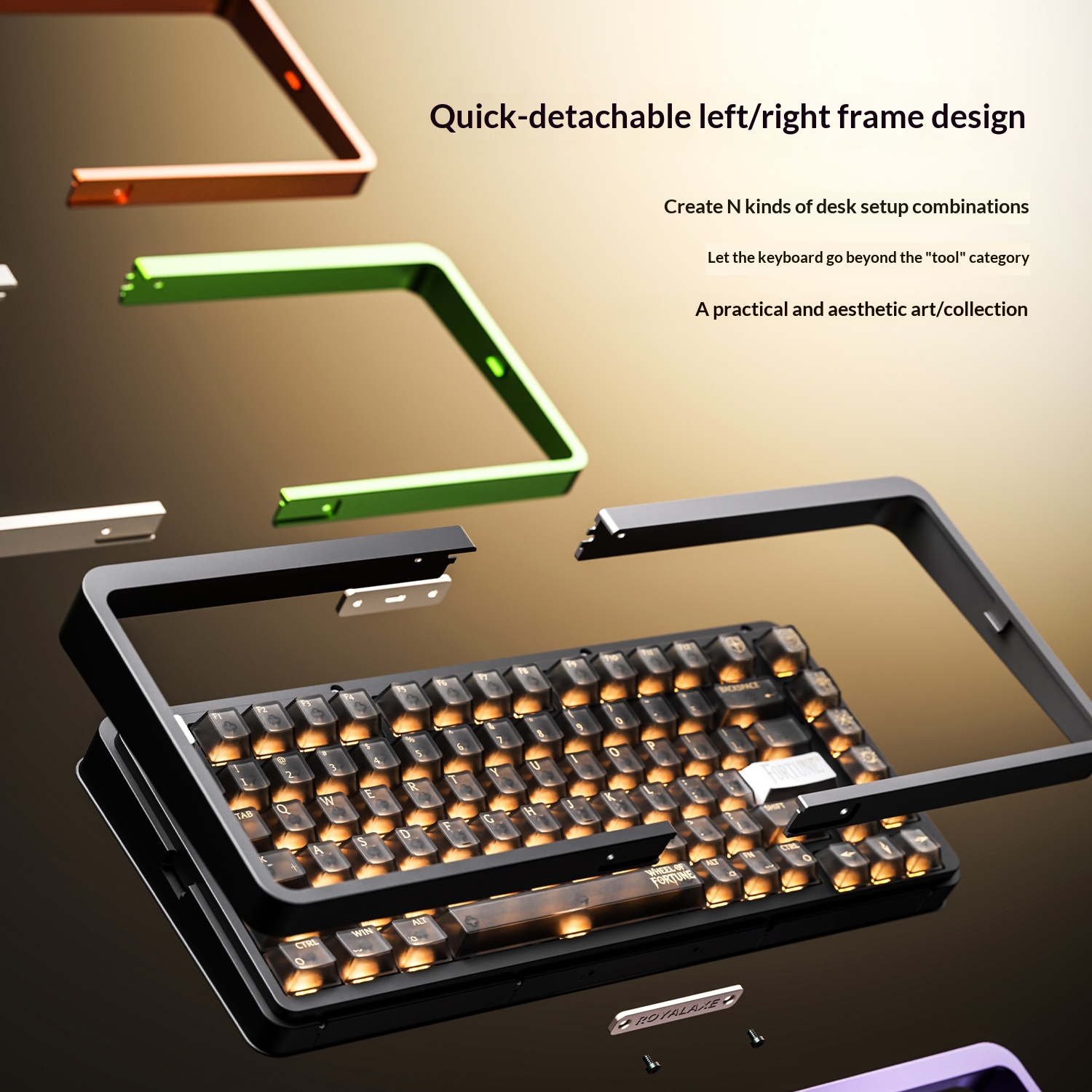 Royalaxe E75 HE алюминиевый ко – обзор и цена Gaming Keyboard Hall Effect Switches