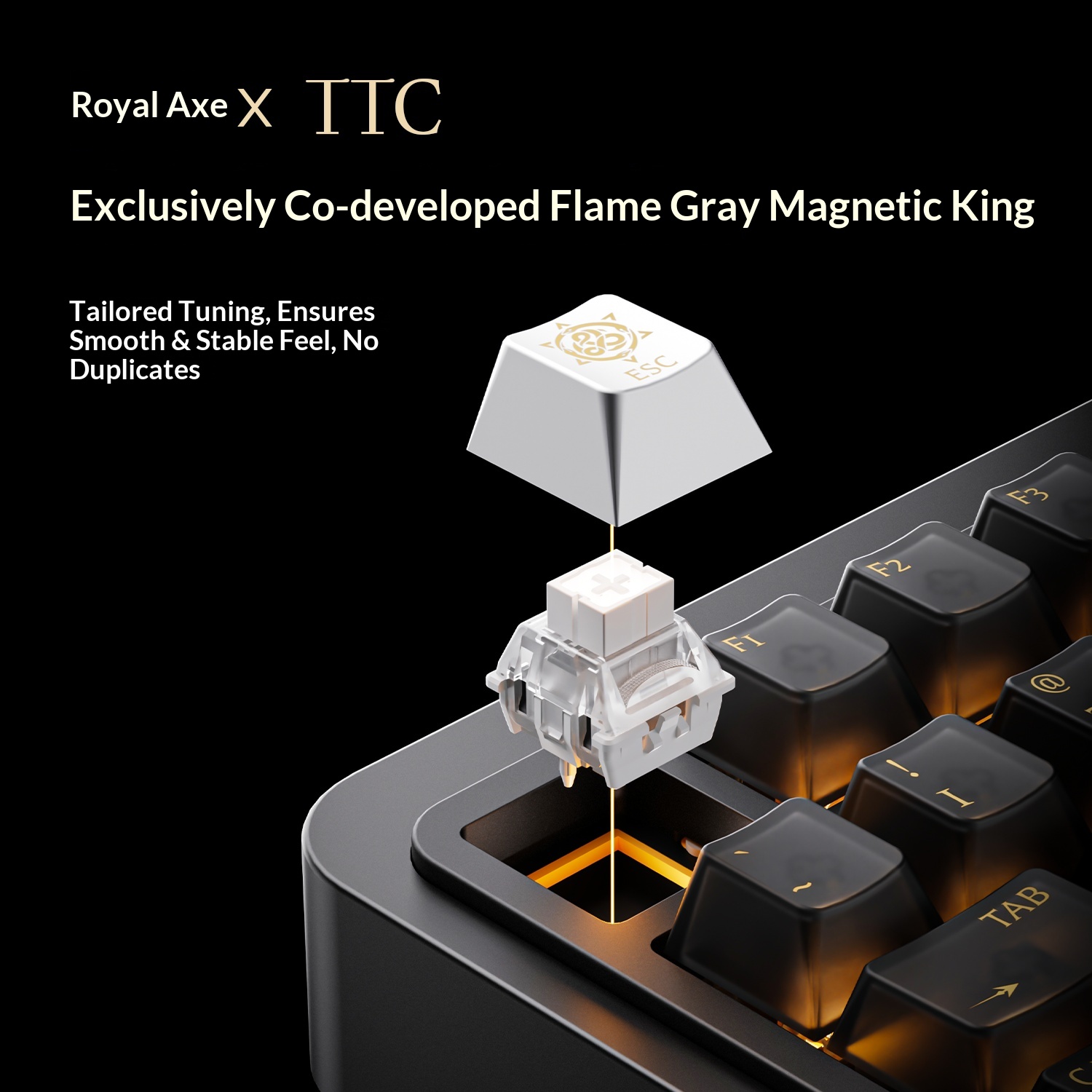 Royalaxe E75 HE алюминиевый ко – обзор и цена Gaming Keyboard Hall Effect Switches