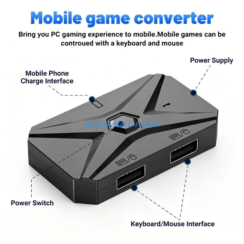 U75B Адаптер для мобильной игр – обзор и цена Gaming Keyboard And Mouse Converter For Mobile