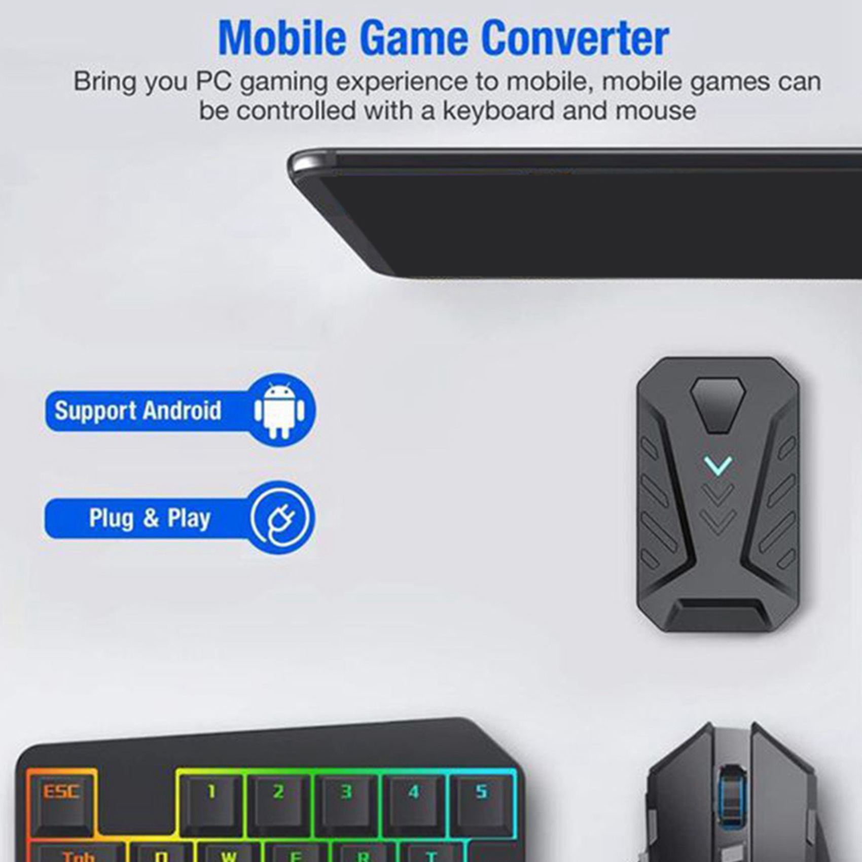 -A94Z Портативная мобильная иг – обзор и цена Gaming Keyboard And Mouse Converter For Mobile