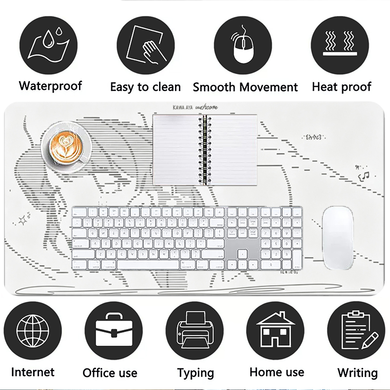 Кожаный коврик для мыши 1 шт., – обзор и цена Gaming Keyboard Mouse